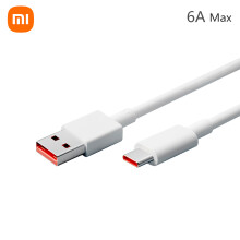 Câble Type-C 6A 1 m Blanc USB-C Charge rapide & données