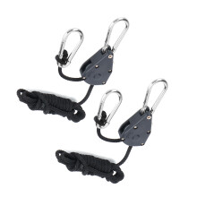 2 Stück Seilclip-Halter 1,8 m, verstellbare Pflanzenwachstumslicht-Gleiter Seilzubehör