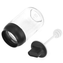 Originality Miel Pot en verre de 250 ml avec couvercle et cuillère