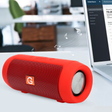 Rosso BT-4.2 400mAh altoparlante portatile compatto 3W