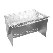 Stufa a legna in acciaio inossidabile 20.0x15.0x13.0 cm, 400g