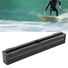 8-Zoll leichter Surfbrett-Finnenkasten aus PVC, Longboard-Wakeboard-Finne, großer Hecksteuerungsslot, schwarz
