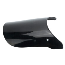 Pare-vent universel pour rond de 5 à 7 pouces noir ABS