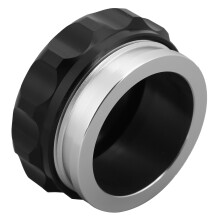 Tappo del collo di riempimento del serbatoio in alluminio, diametro interno 1,9 pollici, Nero