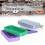 Rectangle Watch Tools Storage Case 14 Slots 16x9x4cm Gray Easy to Open 10
