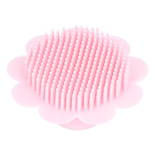 Baby-Badewaschen Bürsten Körpermassage Hautreinigung Silikon Rosa Duschbürste für Babys ab 6 Monaten