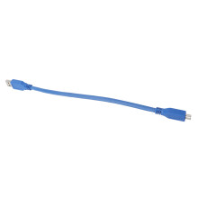 USBA zu MicroB Kabel USB 3.0 Externe Festplatte 5 Gbps Übertragung Adapter Kabel Blau (0,3 Meter)