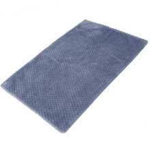 Waschbare Haustierdecke Winter Warm Dick Hundedecke Schlafmatte Weiche Fleece-Abdeckung (Blau M 80*58cm)