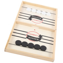 Großer Holztisch-Glücksspiel für Hockey, Eltern-Kind-Interaktionsspiel, Kinder-Schachspiel