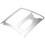 Car Silver Abs Central Console Cup Holder Trim Cover Right Drive for E Class C Class W204 4