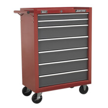 Sealey American PRO&reg; Rollcab 7 Drawer - Red/Grey AP22507BB