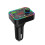 Bluetooth 5.0 FM Transmitter MP3 Player Charger, 64G Support, Colorful Atmosphere Lights 3