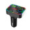 Bluetooth 5.0 FM Transmitter MP3 Player Charger, 64G Support, Colorful Atmosphere Lights 8