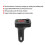 Bluetooth 5.0 FM Transmitter MP3 Player Charger, 64G Support, Colorful Atmosphere Lights 6