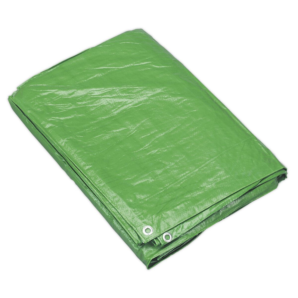 Sealey Tarpaulin 5.49 x 7.32m - Green TARP1824G-image-OPC-PJSW7HJ-NEW