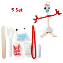 (5 Set) Toy Story 4 Make Your Own Forky Diy Craft Kit Baby Kids Gift Developmental Toy