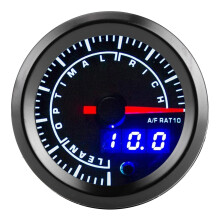 Universaler Luft-Kraftstoff-Verhältnis-Anzeiger Zeiger LED Digitaldisplay 52mm Durchmesser Auto-Instrument
