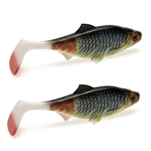 Pacote com 2 iscas de plástico macio para pesca estilo A