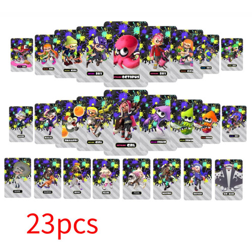 (S) Pcs Full 23 Set Splatoon3 Amiibo Switch Game Props Linkage Induction Card Ncf