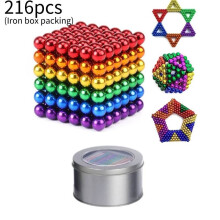 (125pcs)5mm Buck Ball Educatieve Blocks Speelgoed Magnetisch Puzzel Ontspanning Creatief Speelgoed