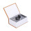 Mini cassaforte a libro 11,5x8x4,5 cm 8 oz giallo 6