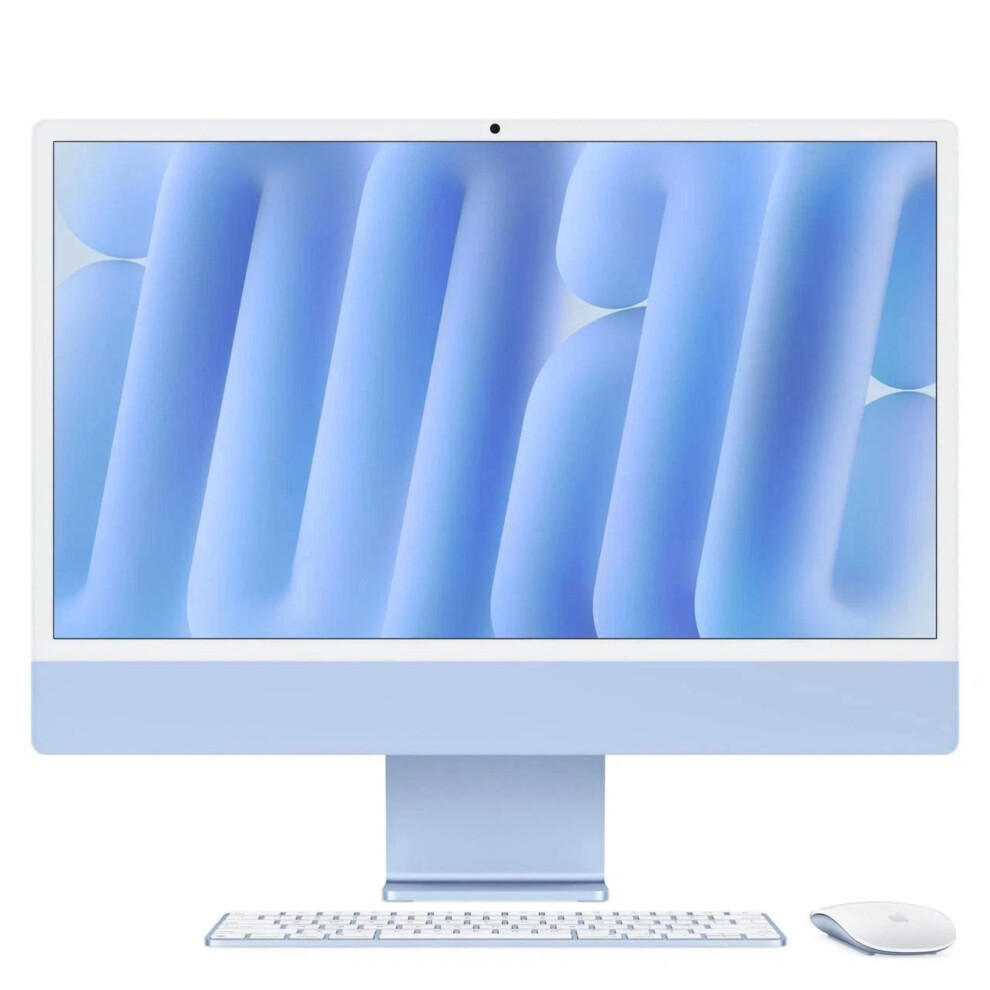Apple Blue 24-Inch Imac With Retina 4.5K Display M4 Chip With 10-Core Cpu 10-Core Gpu 16Gb 256Gb Ssd - Image 9
