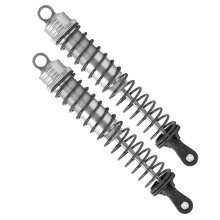 2 Stück RC 144mm Ölerfüllter verstellbarer Stoßdämpfer für HSP / HPI / AXIAL 1/8 RC Auto Silber