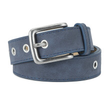 (Navy)Eleganter Vintage inspirierter Pu Ledergürtel für Frauen in mehreren atemberaubenden Farben erhältlich