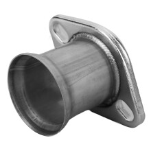 2 Bolzen-Abgaskrümmer 3 Zoll Edelstahlrohr zu 2,5 Zoll Downpipe Turbo-Abgasanpassung