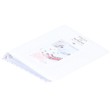 64 Taschen 3-in-1 Fotoaufbewahrungsbox PVC Mini-Fotoalbum für Fujifilm Instax Mini 9 Perlweiß