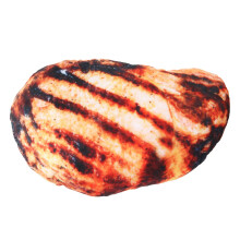 Cuscino in peluche a costolette di maiale arrosto, 2020 cm, cotone PP