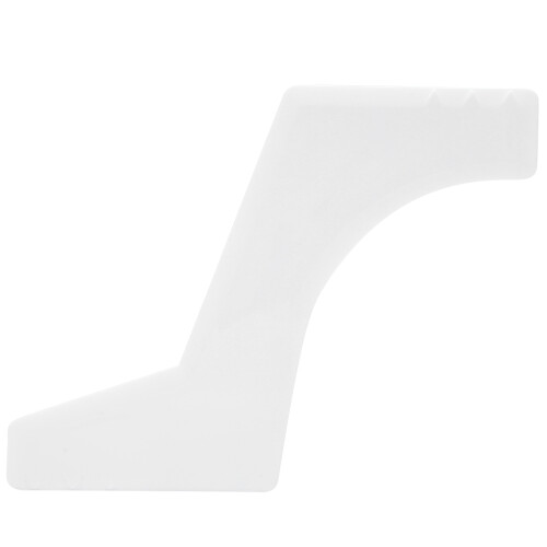 Stencil per definire la barba - plastica bianca, taglia unica 1