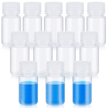 Amostra de frascos para comprimidos com 12 unidades e tampas de rosca de 2 oz (60 ml)