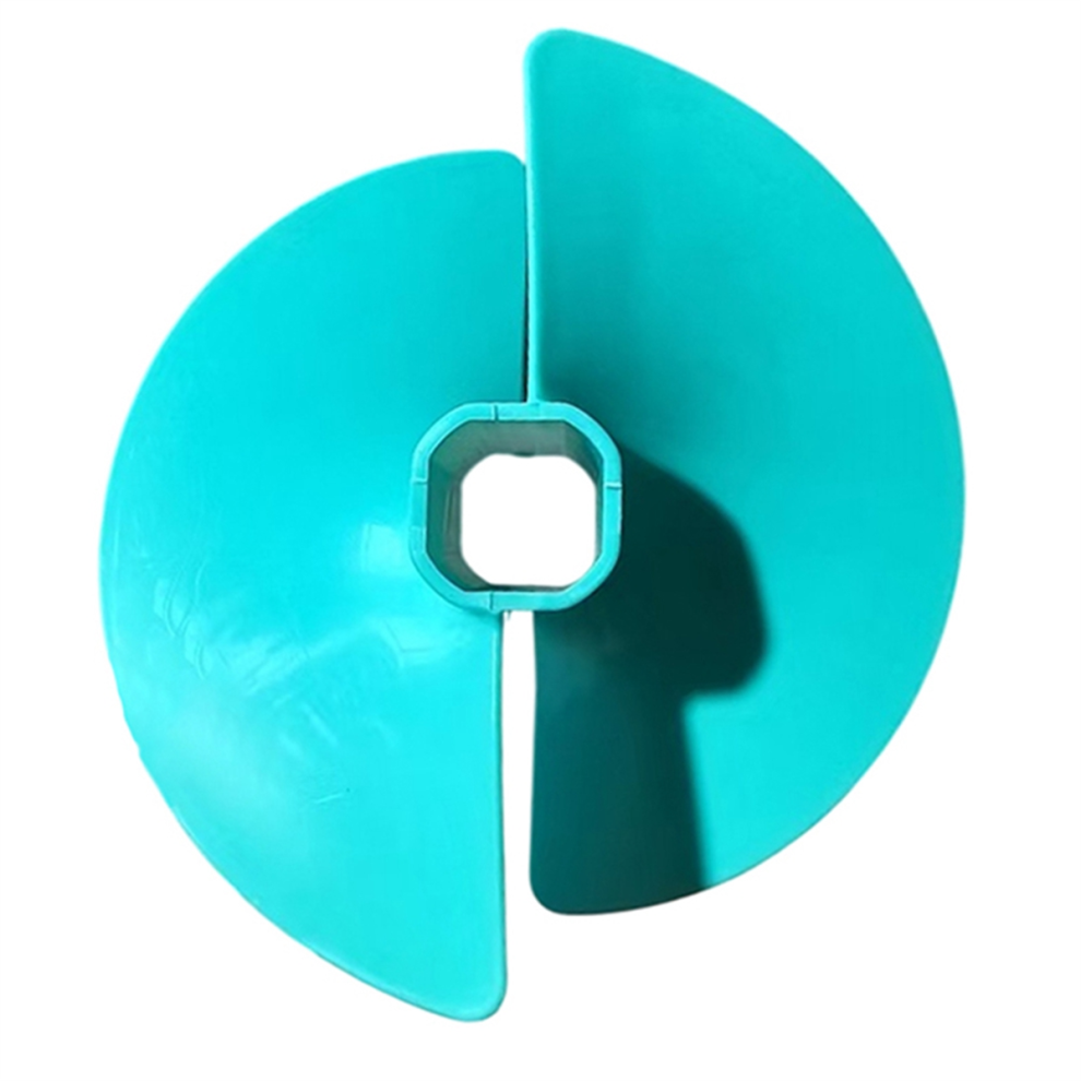 Ice Auger Bit Fan Blade Nylon Drill With Adapter 6 Inch Blue 4853732238663