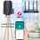 Tuya ZigBee Smart Radiator Actuator TRV Programmable Black 3