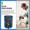 Mini Compact Charger for 18V Lithium Ion Battery EU Plug 5