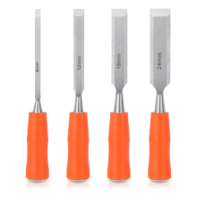 4-teiliges Stechbeitel-Set, Holzbearbeitungswerkzeug-Set, Stechbeitel