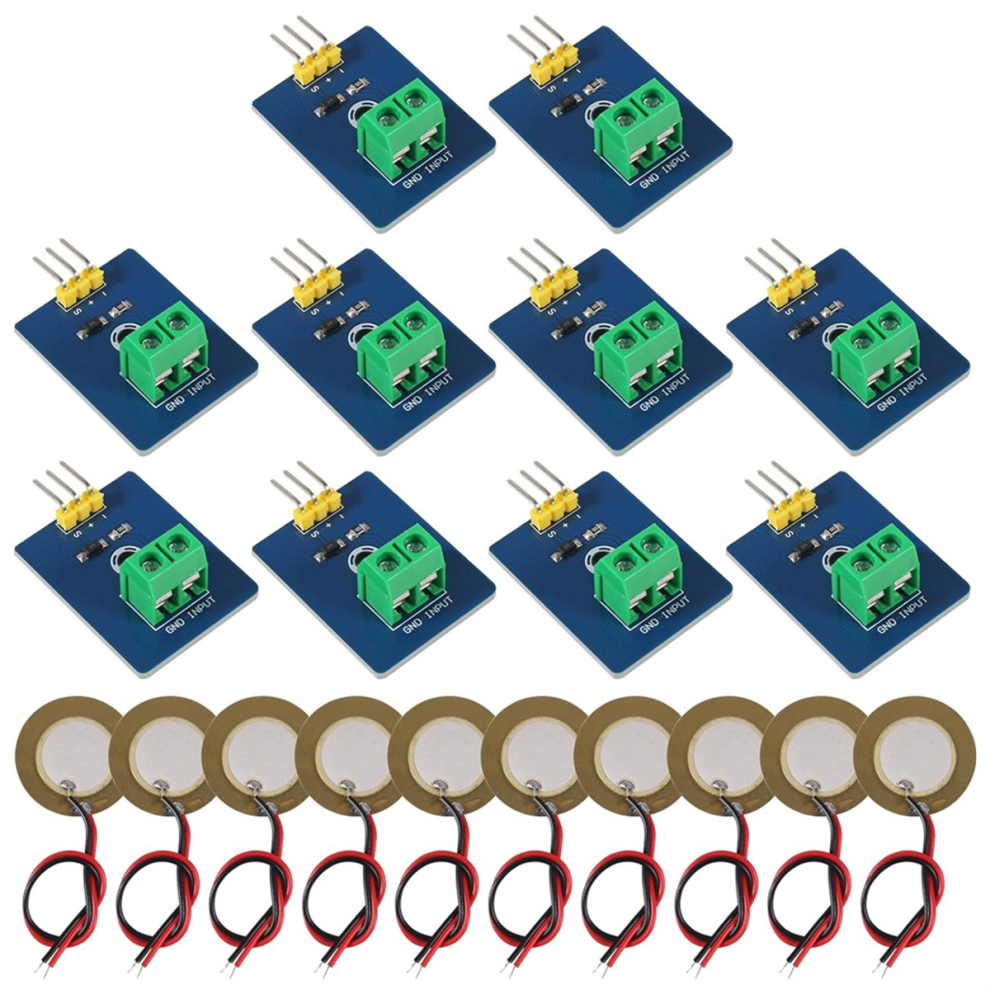 10Pcs Piezoelectric Sensor Analog Ceramic Sensor Module 4853732215022