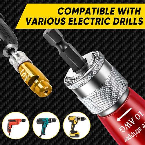 Wire Stripping Tool & Wire Twisting Connector Set,Wire Twister Tool 2