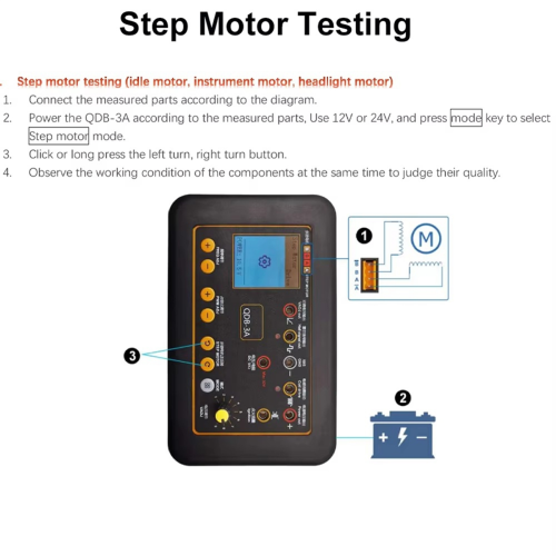 QDB3A Auto-ontstekingsbobinetester Auto-actuatorfoutdetector Driver 1