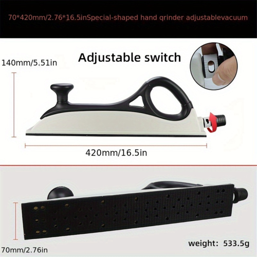 Adjustable Manual Sanding Block Dust Sandpaper Manual Tool 1
