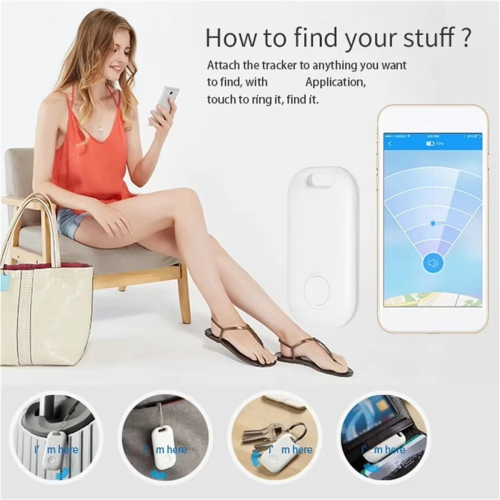 Alarme anti-perda compatível com Bluetooth para Find My APP Key Finder 2