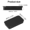 60 Pack Black Mini Rectangular Metal Tins Boxes with Sliding Lids 4
