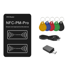 RFID Smart Chip Reader PM PRO Decoder + 5XUID Schlüsselanhänger NFC Schlüssel Kopierer
