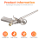 Expanding Foam Applicator Metal Blowing Tool Foam Caulk Tool Silver 7
