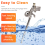 Expanding Foam Applicator Metal Blowing Tool Foam Caulk Tool Silver 5