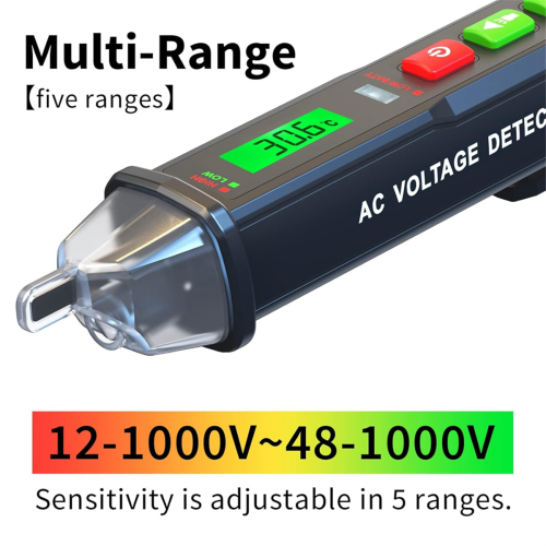 Voltage Detector-Non-Contact Voltage Tester, Adjustable Sensitivity 1