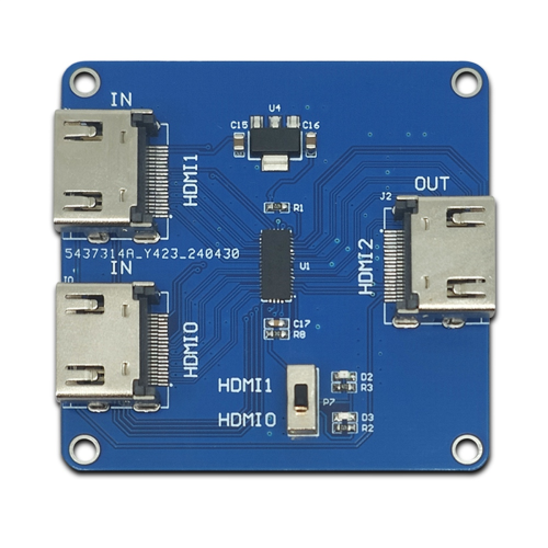 -Compatibele schakelaar, -Compatibele HD-distributeurdisplaymodule 1