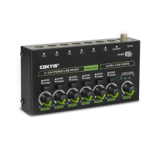 MIX600 PRO 6-kanaals stereo lijnmixer EU-stekker