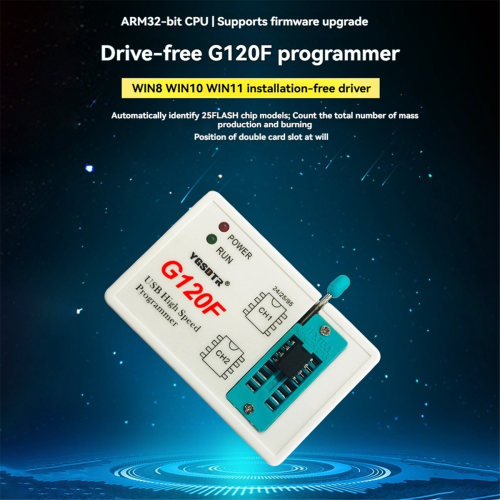 G120F Programmierer 25SPI FLASH/24/25/95 EEPROM-Chip 2